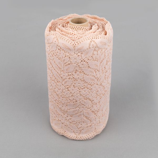 Кружево бельевое эластичное 220 мм / 20 м, Турция, слоновая кость, Blitz BLST-26