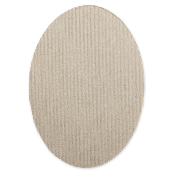 Термозаплатка Овал 14х10 см, ZAP, №07 вельвет бежевый, Gamma ZAP