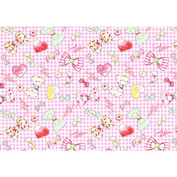 Ткань для пэчворка Peppy Nico Nico Land, отрез 100х110 см, 200 г/м², 40703-20, Lecien