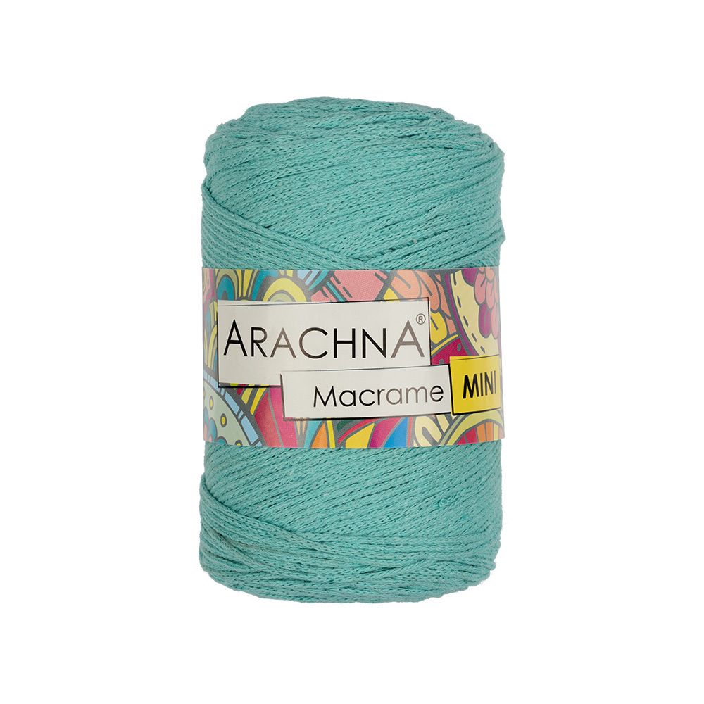 Пряжа Arachna Macrame Mini / уп.4 мот. по 250г, 230м, 19 мятный