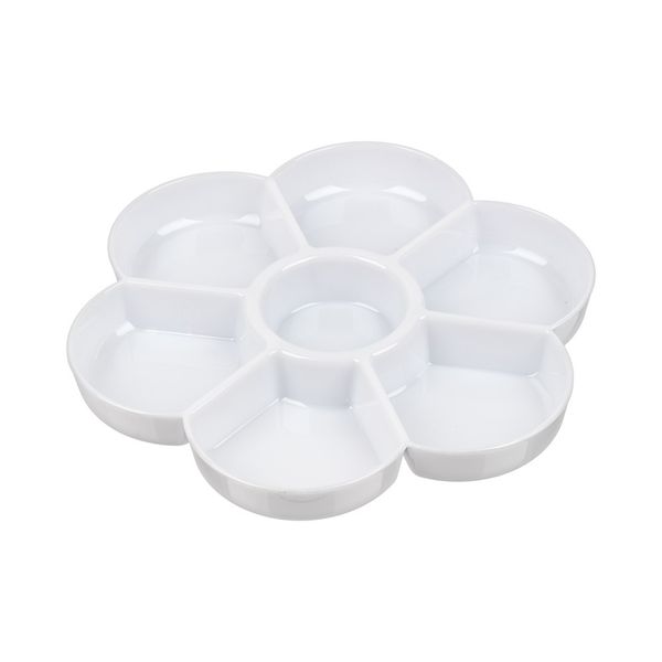 Палитра пластиковая круглая 17 см, PLP-17, 7 ячеек, Vista-Artista