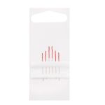 Иглы ручные для гобеленовых и трикотажных тканей с цветным ушком, разм.28, 6 шт, Pony