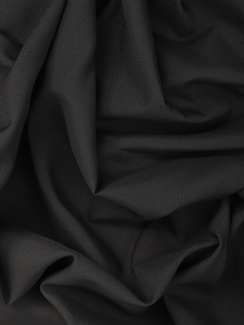 Ткань подкладочная (таффета) эластичная 62 г/м², 150 см / 30 метров, черный