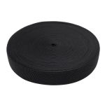 Резинка для подтяжек (помочная) 40.0 мм / 25 метров, 25.2 г/п.м., 580 черный, 6123-9344