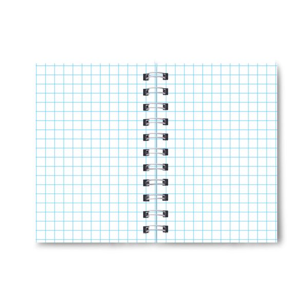 Записная книжка на гребне A6 120 л., 4 шт, клетка, Мои правила 01182, Светоч ЗК110