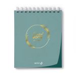 Артбук (скетчбук) 100 г/м², 175х200 мм, на гребне 80 л., 2 шт, блок белый, пластик. обл. 400 мкр, с тис.фольг.цвет.запечат.титул.лист, жест.подложка, Botanika 01374, Светоч А164