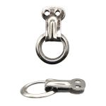 Кольцо ковровое ⌀15 мм, h25 мм, с подвеской (С39 никель), С-21, с-39, 100 шт