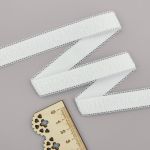 Резинка бельевая (бретелечная) 16.0 мм / 25 метров, ST/31, белый