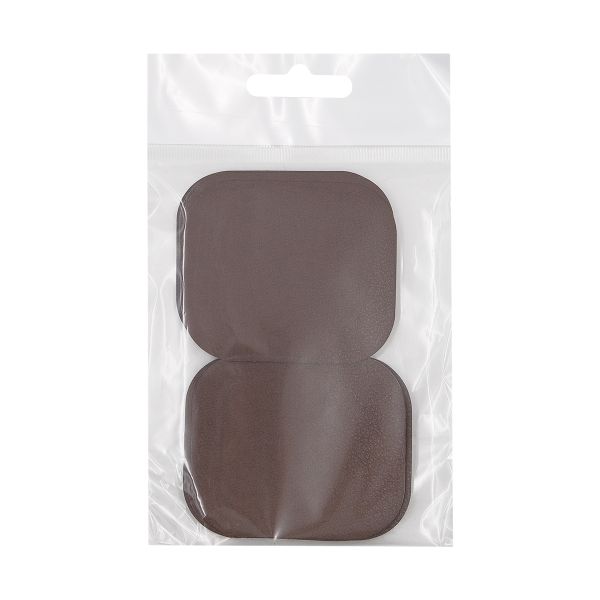 Термозаплатка, под кожу, 57х67мм (коричневый (brown)), AZ05, 10 шт