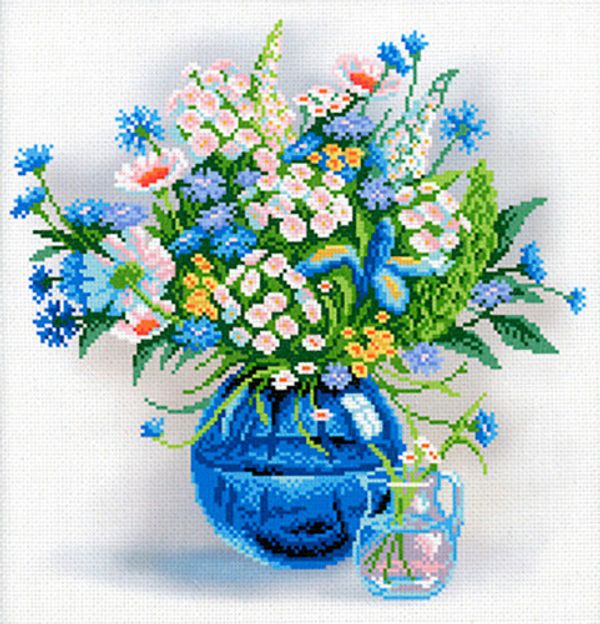 Набор для вышивания нитками МП Студия, Полевое раздолье, 37.5х40 см