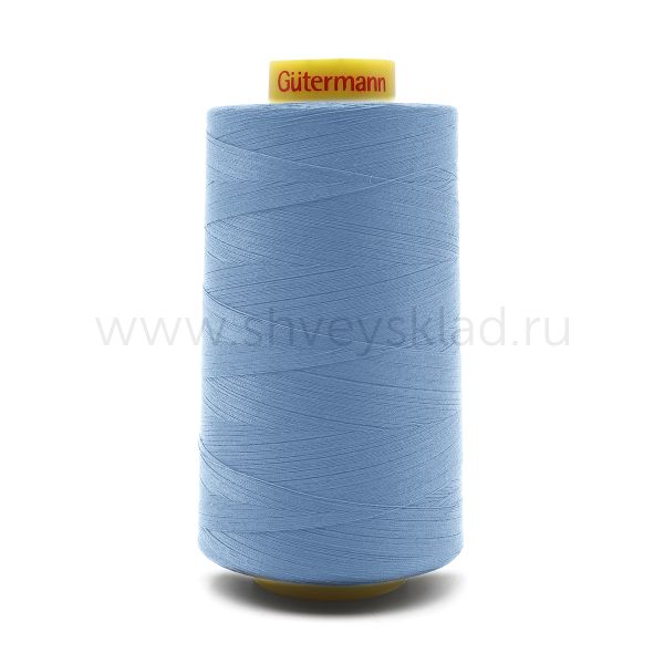 Нитка универсальная Gutermann Mara 120/2, 5000 м, 700185, 278 небесно-голубой, 1 катушка