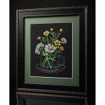 Набор для вышивания нитками Созвездие, Ромашковый чай 14х18 см