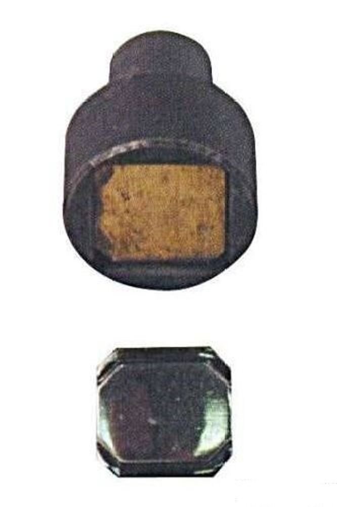 Насадка-пуансон для установки кнопок Protos BIG квадрат Комби 14/14 мм, металл ГР, 859031