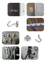 Крючок на неодимовом магните E20, 4 шт