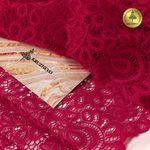 Кружево бельевое эластичное 205 мм / 3 м, TBY.YSTL00839, цв.18-1750 карминовый красный, Kruzhevo