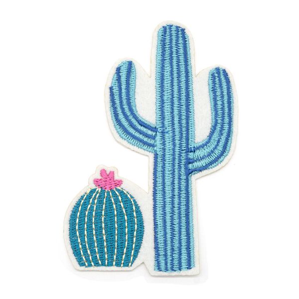 Термоаппликация Два кактуса, 9,5х6,8см, Hobby&Pro