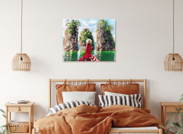 Алмазная (кристальная) мозаика Фрея, Навстречу тайне 50х40 см