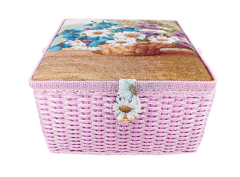 Шкатулка для швейных принадлежностей, Ромашки, Gamma SBJ-005