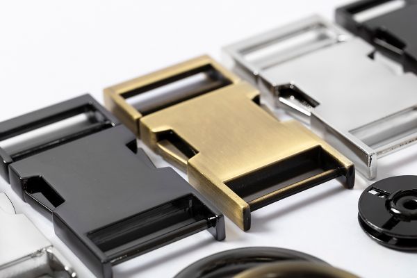 Фастекс (пряжка трезубец) металл 25 мм, 5 шт, никель, Gamma GFM-25N