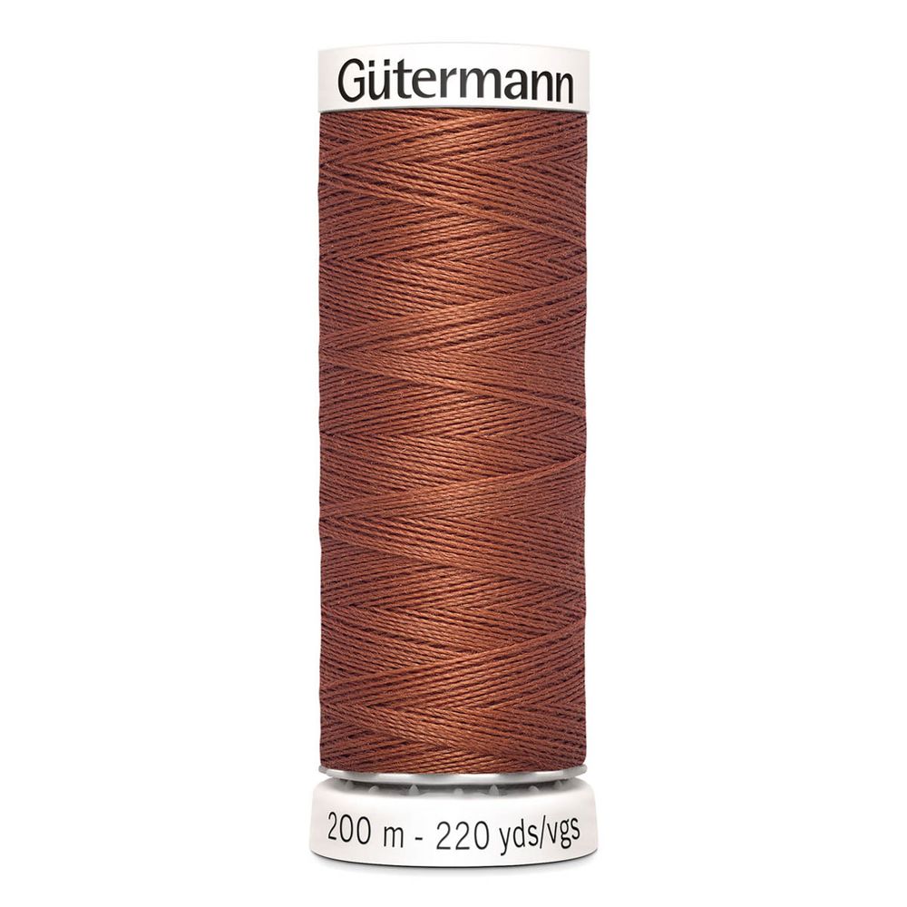 Нитки универсальные Gutermann Sew-all, 200м, 847 медно-коричневый