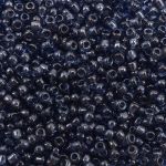 Бисер Astra&Craft 11/0 (2.1 мм), 200 г (10х20 г), цв. 12.2 т.серый прозрачный