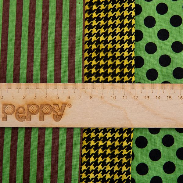 Ткань для пэчворка Peppy Modern Quilt Panel, отрез 60х110 см, 140±3 г/м², 30991-60, Lecien