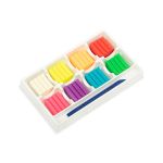 Пластилин восковой Неоновые цвета 96 г, 8 цв, Лео LPMCF-0108