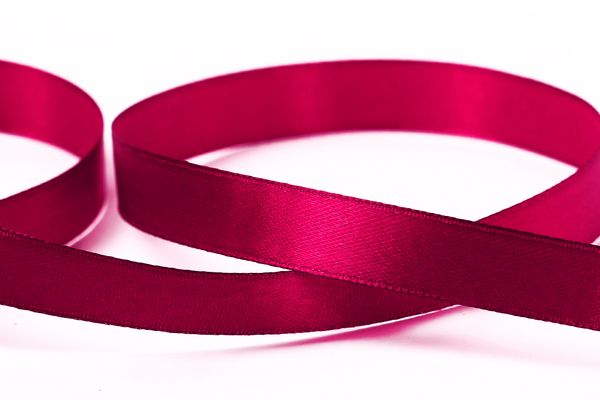 Лента атласная 1-сторонняя 12.0 мм / 33±2 метра, 048 бордовый, Gamma