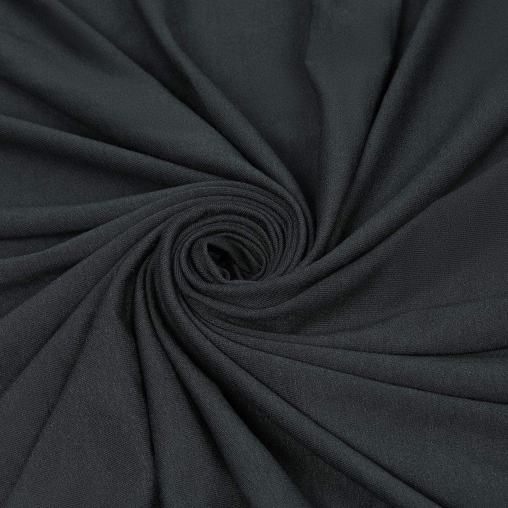Вискоза трикотажная 240 г/м², 180 см / 1 метр, TBY.023709, темно-серый