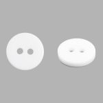 Пуговицы 2 прокола 18L, 11 мм, (White (белый)), NE74, 144 шт