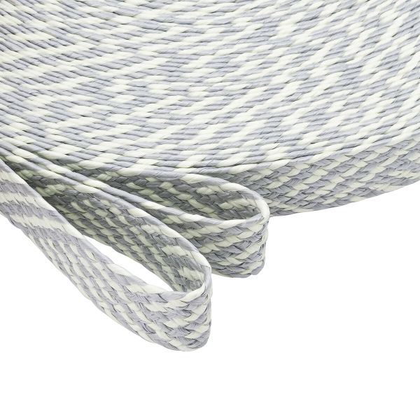 Стропа (ременная лента) 35 мм / 45.72 метра, [23.33 г/пог.м], с принтом, ZH808 белый/серый, 3Al295