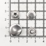 Кнопка Дельта (O-образная) ⌀15/12 мм, ≈720 шт, МЕТАЛЛ, никель, NEW STAR