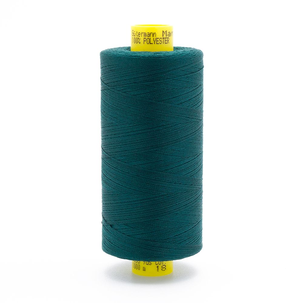 Нитка универсальная Gutermann Mara 120/2, 1000 м, 700207, 018 т.малахит, 1 катушка