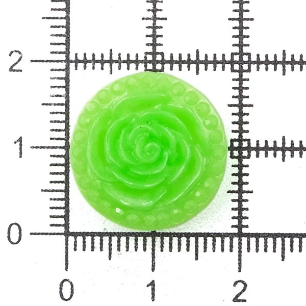 Украшения декоративные пуговицы Розочки, набор 4 цвета, 8 шт (микс 4)