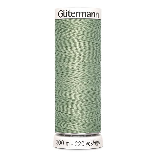 Нитки универсальные Gutermann Sew-all, 200м, 224 перламутрово-салатный, 5 катушек
