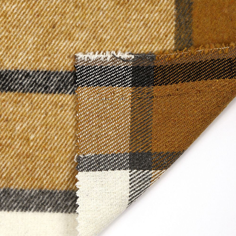 Фланель рубашечная 260 г/м², 150 см / 1 метр, TBY.Fl.P43.1, цв.43 бежевый