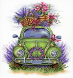 Набор для вышивания нитками МП Студия НВ-873, По цветущим полям, 27х24 см