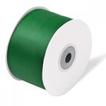 Лента репсовая (в рубчик) 50.0 мм / 22.8±1 метра, 587 т.зеленый, Magic4Hobby