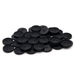 Пуговицы 4 прокола 40L (Blk-200 (черный)), 36 шт, 554815-1