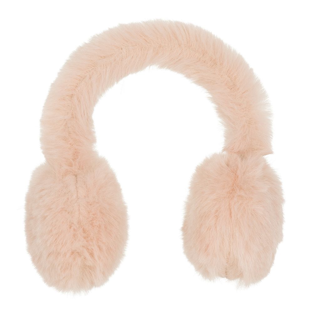 Наушники для кукол, 04 белый/пудровый, HobbyBe KBU-2