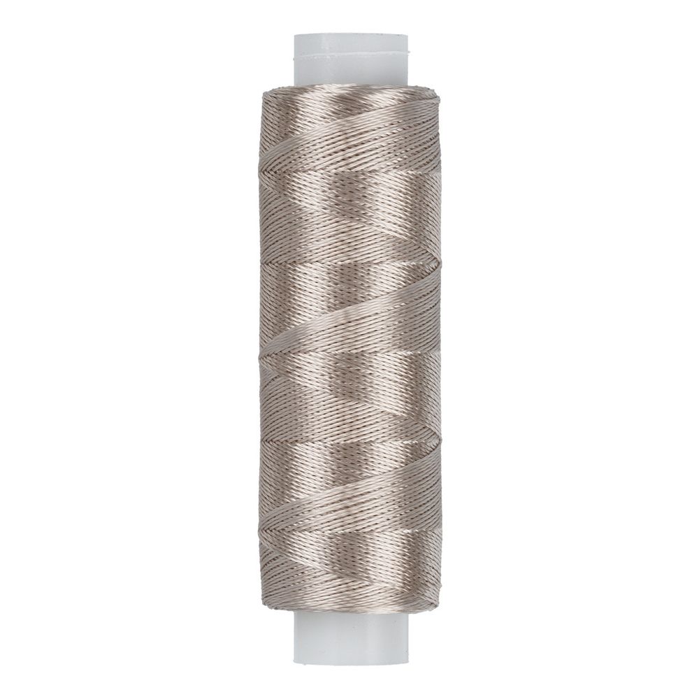 Нитки вышивальные Gamma V150/2, 10х200 ярдов, 3392 серо-бежевый