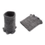 Манжеты трикотажные 6.0х7.0 см, 1 пара, тонкие малые 14 кл, 1х1, 161/м св.маренго, серый меланж
