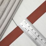 Лента репсовая (в рубчик) 20.0 мм, 074 коричневый, уп.18,28 м