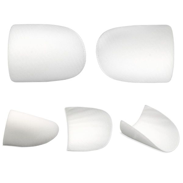 Плечевые накладки (подплечники) втачные 140х210х25 мм, белые, 50 пар