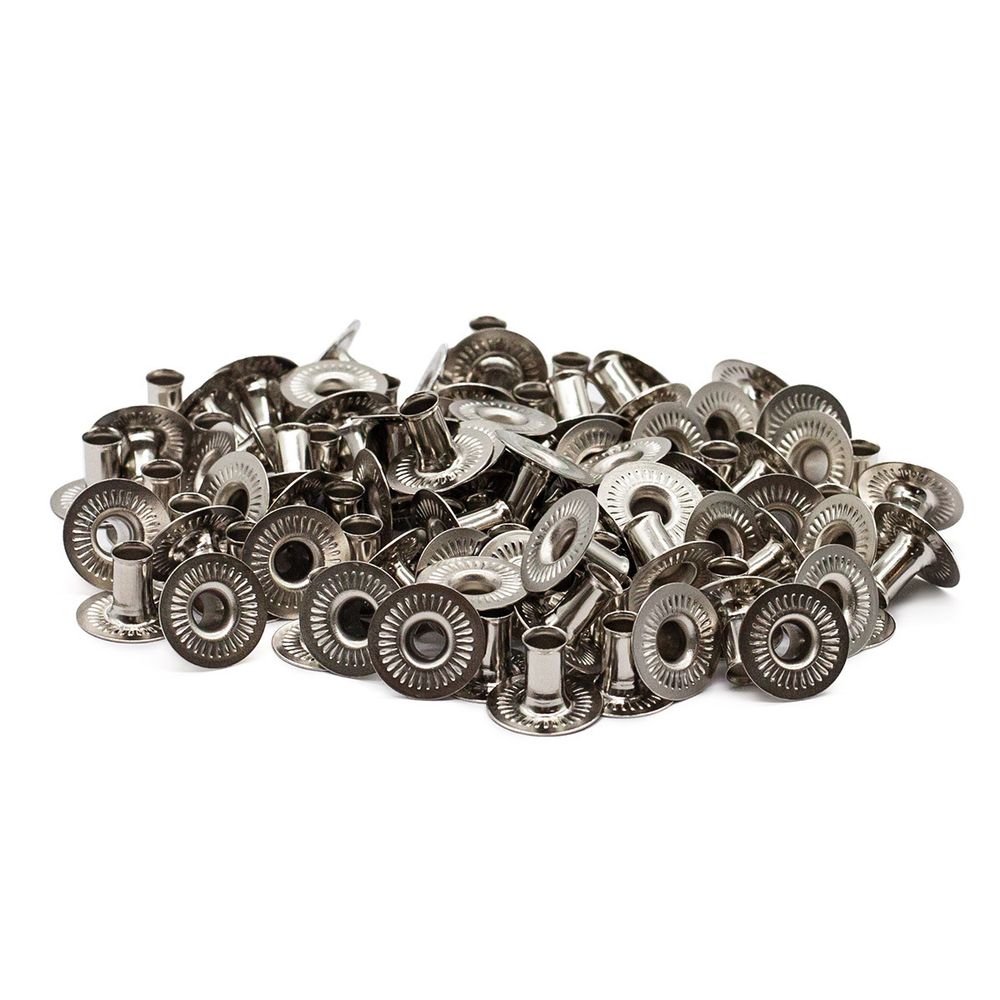 Часть кнопки Альфа (S-образная) ⌀11 мм (D-часть), 5/15 пруж. никель, 100 шт, S090509, BIG