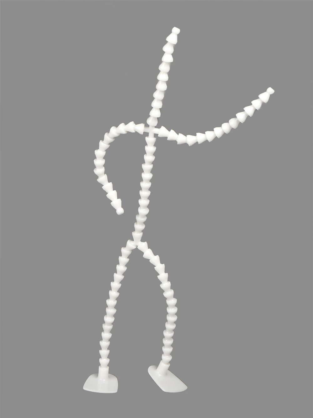 Скелет для кукол и игрушек 45 см, со ступнями ног 10 звеньев - 11 см, ноги 12 звеньев - 13 см