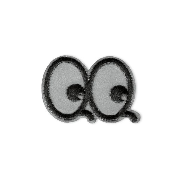 Термоаппликация свет.кл, пр. Глаза серебр. 1шт, Prym