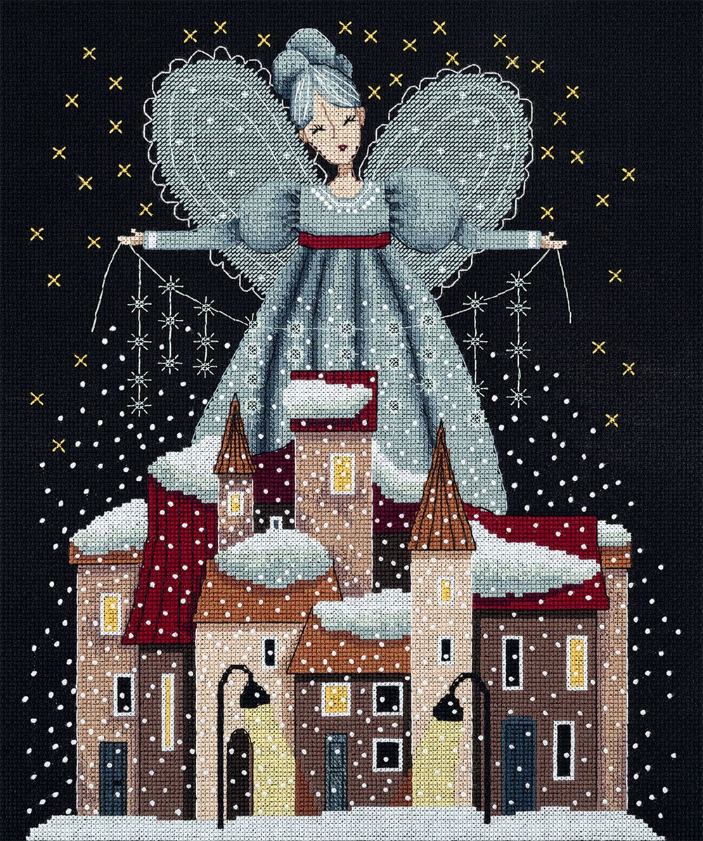 Набор для вышивания нитками Panna PR-7484, Метелица, 24.5х28.5 см