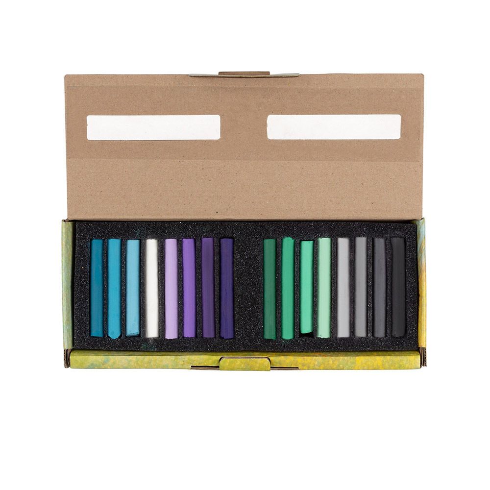 Пастель Аква-колор 16 цв, К2502 Набор 2