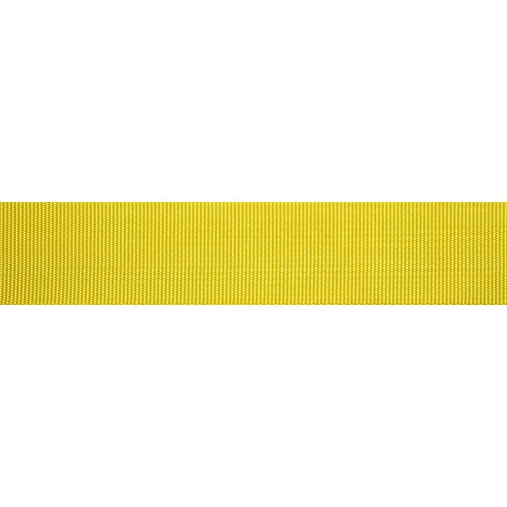 Стропа (ременная лента) 40 мм / 50 метров, толщ. 1.0 мм, [26.3 г/пог.м], 100% п/э, 006 желтый